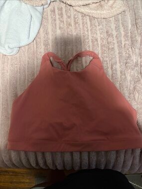 Old Navy Dusty Rose High-Neck Sports Bralette